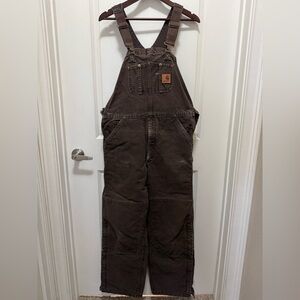 Carhartt Insulated Overalls Double Knee Men’s 34x32 R27 DKB